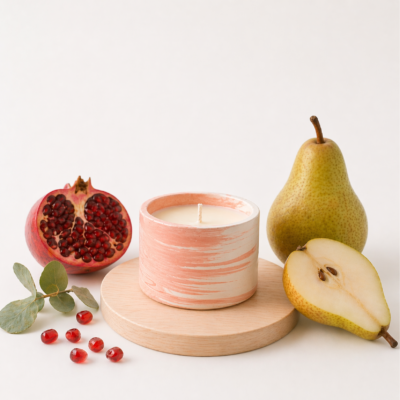 Bougie Grenade et poire