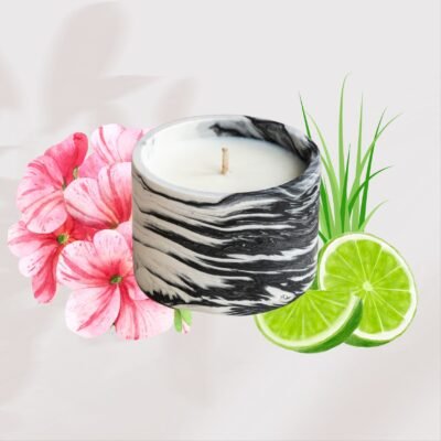 Bougie citronnelle géranium