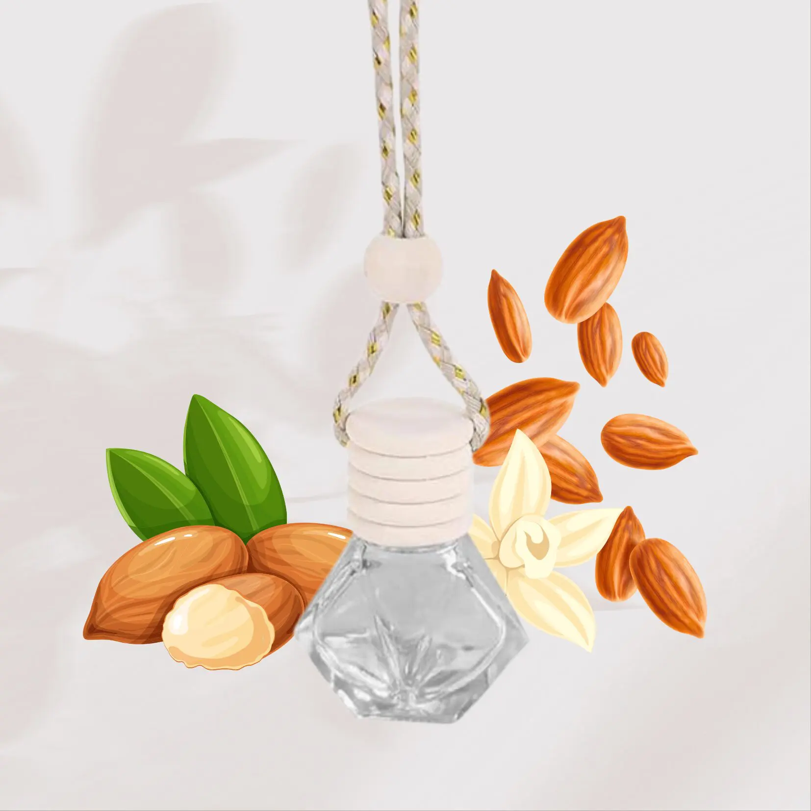 Diffuseur aux éclats d'amande