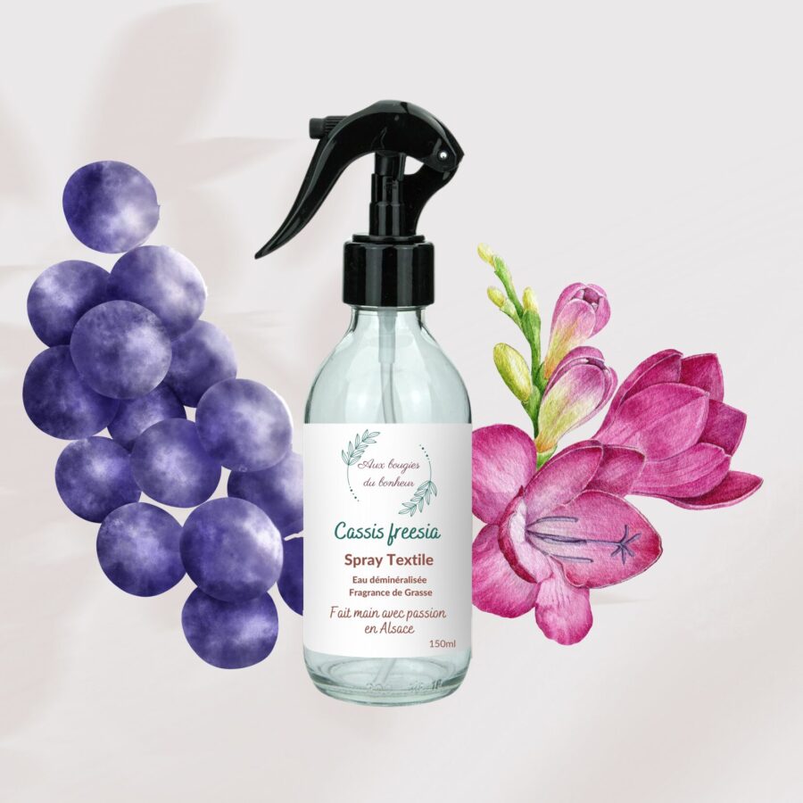 Spray textile cassis freesia