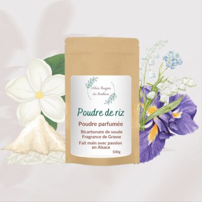 Poudre parfumée à la poudre de riz