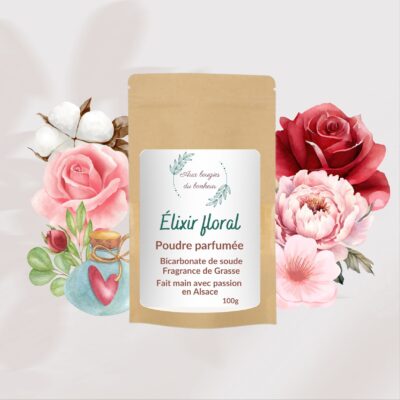 Poudre parfumée à l'élixir floral