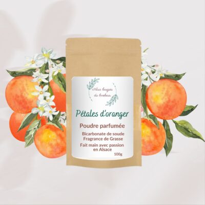 Poudre parfumée pétale d'oranger