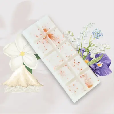 Tablette parfumée à la poudre de riz