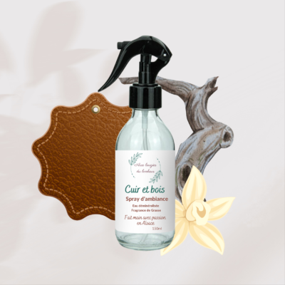 Spray d'ambiance Cuir et bois