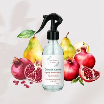 Spray d'ambiance Grenade et poire