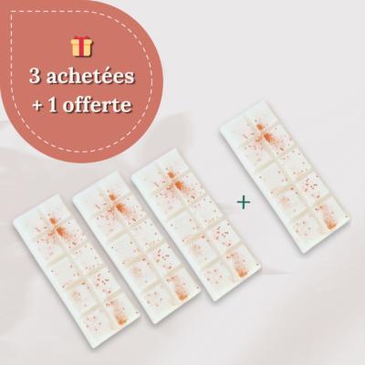 Lot de 3 tablettes parfumées + 1 OFFERTE