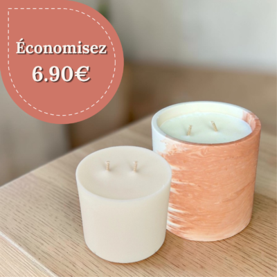 Lot 60h Bougie + Recharge