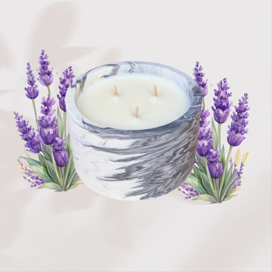 Bougie à la lavande – Image 3