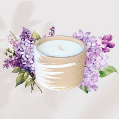 Bougie au lilas