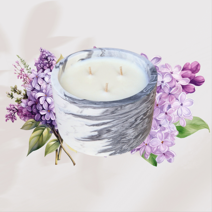 Bougie au lilas – Image 3