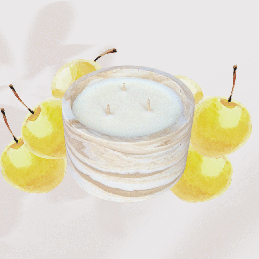Bougie à la mirabelle – Image 3