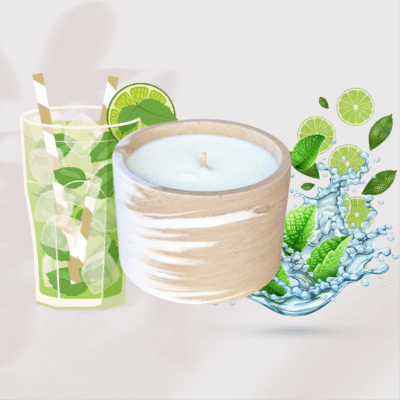 Bougie au mojito