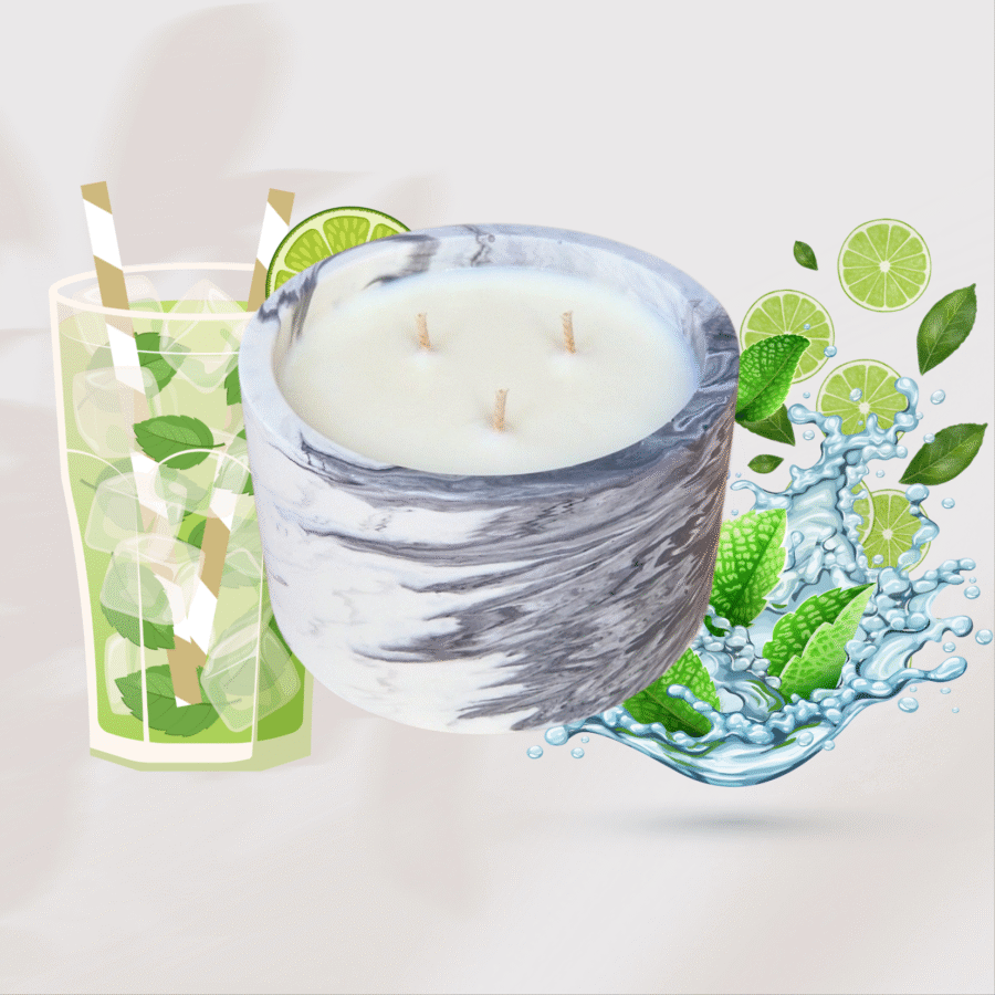 Bougie au mojito – Image 3