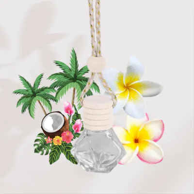 Diffuseur voiture au monoï des îles