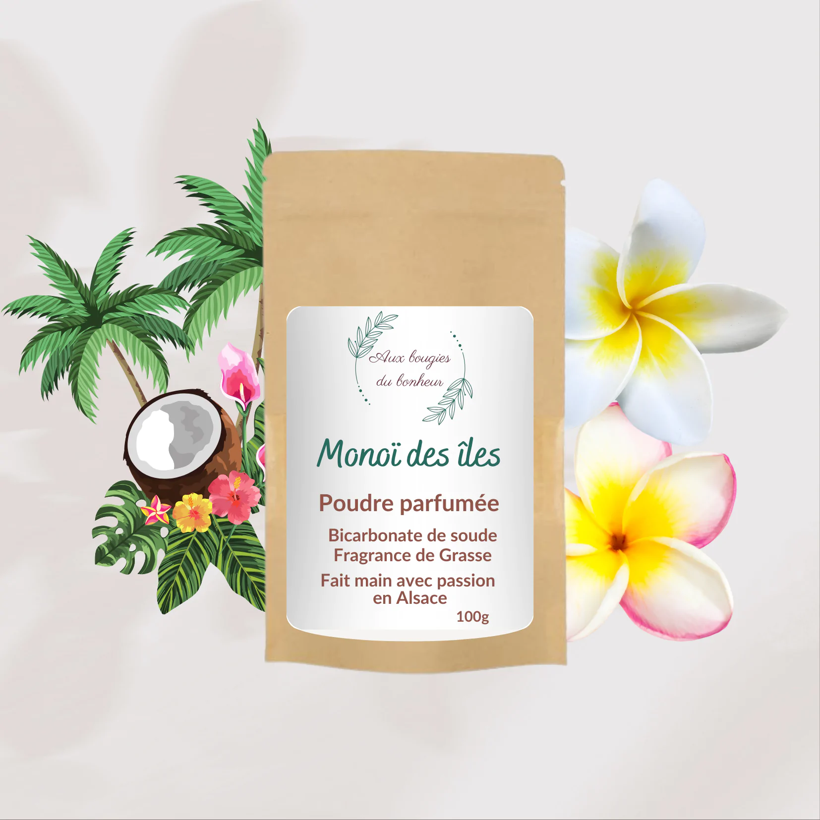 Poudre au monoï des îles