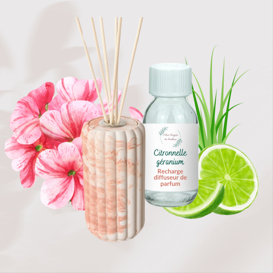 Diffuseur de parfum Citronnelle géranium – Image 2