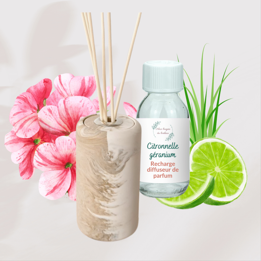 Diffuseur de parfum Citronnelle géranium – Image 5