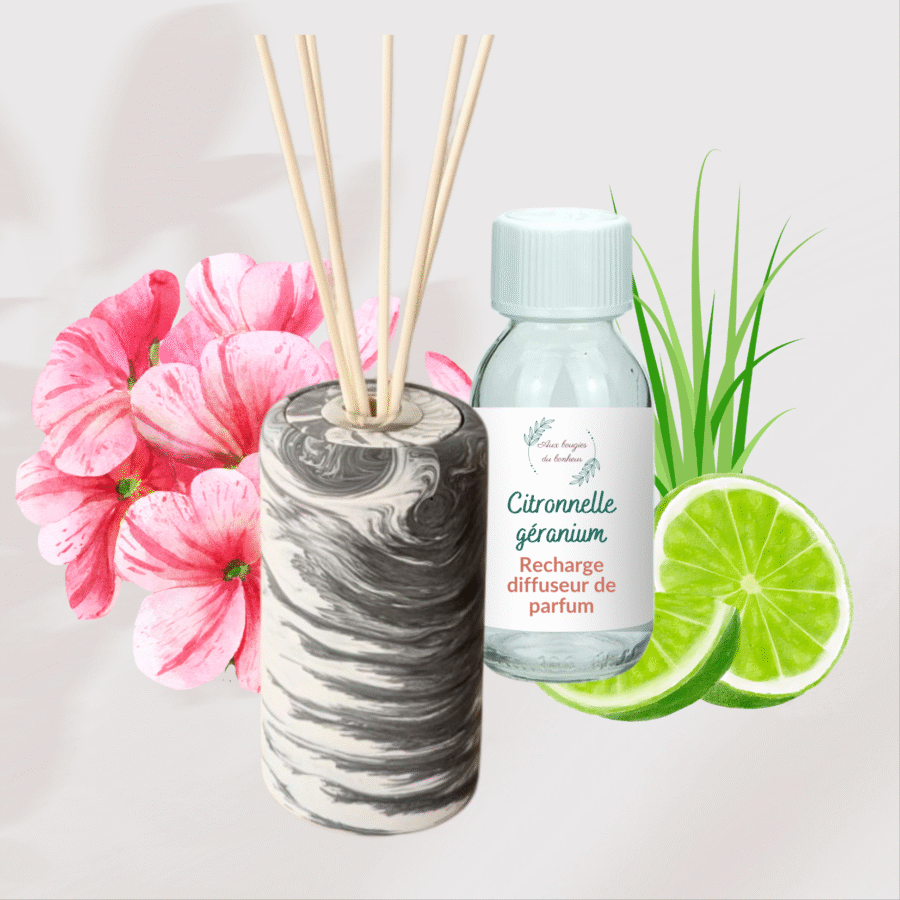 Diffuseur de parfum Citronnelle géranium – Image 3