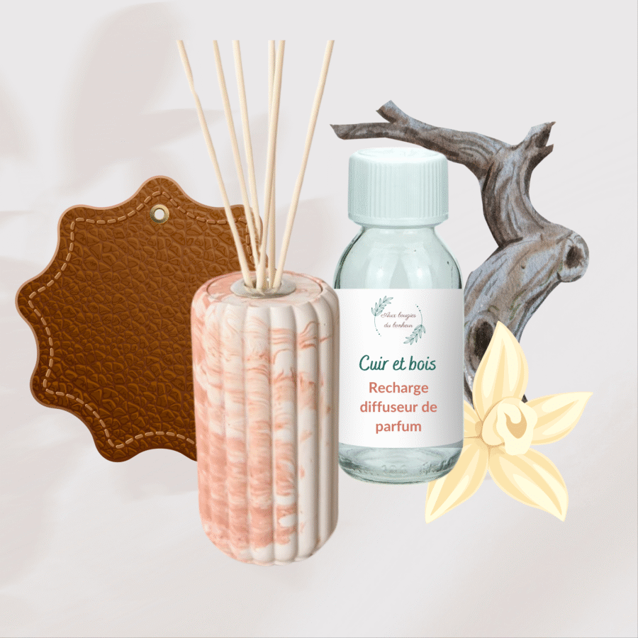 Diffuseur de parfum Cuir et bois – Image 2