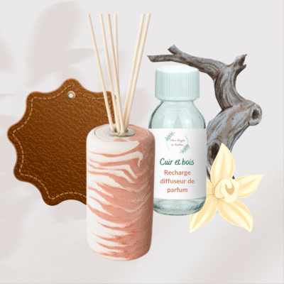 Diffuseur de parfum Cuir et bois