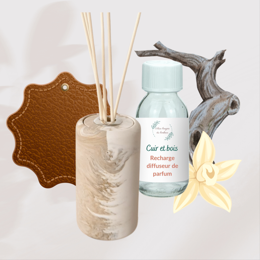 Diffuseur de parfum Cuir et bois – Image 5