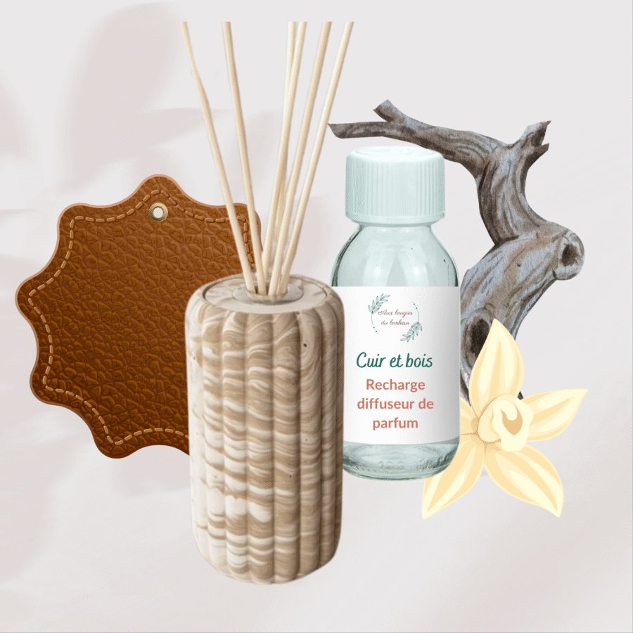 Diffuseur de parfum Cuir et bois – Image 6