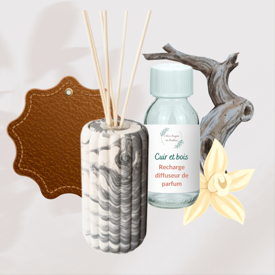 Diffuseur de parfum Cuir et bois – Image 4