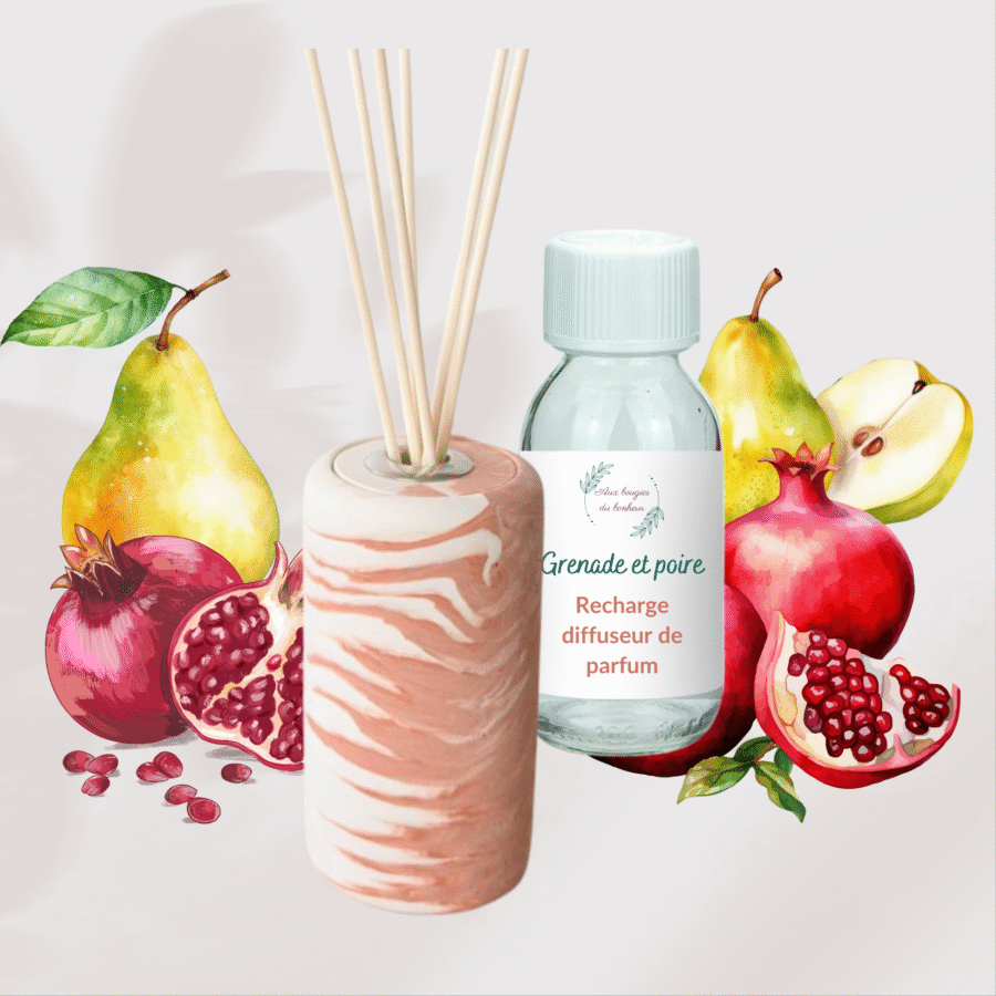 Diffuseur de parfum Grenade et poire – Image 2