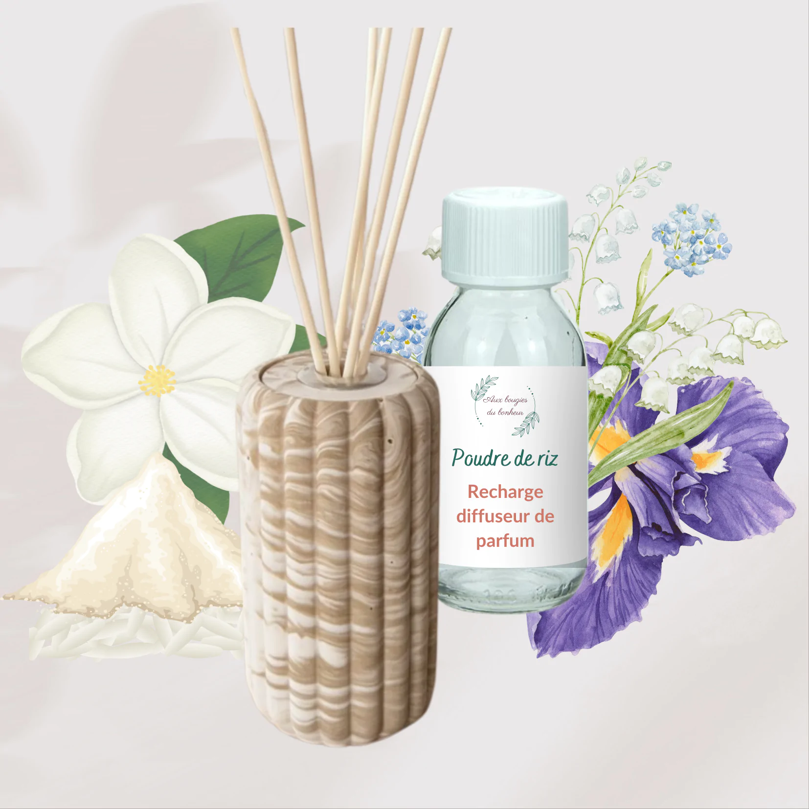Diffuseur de parfum Poudre de riz – Image 4