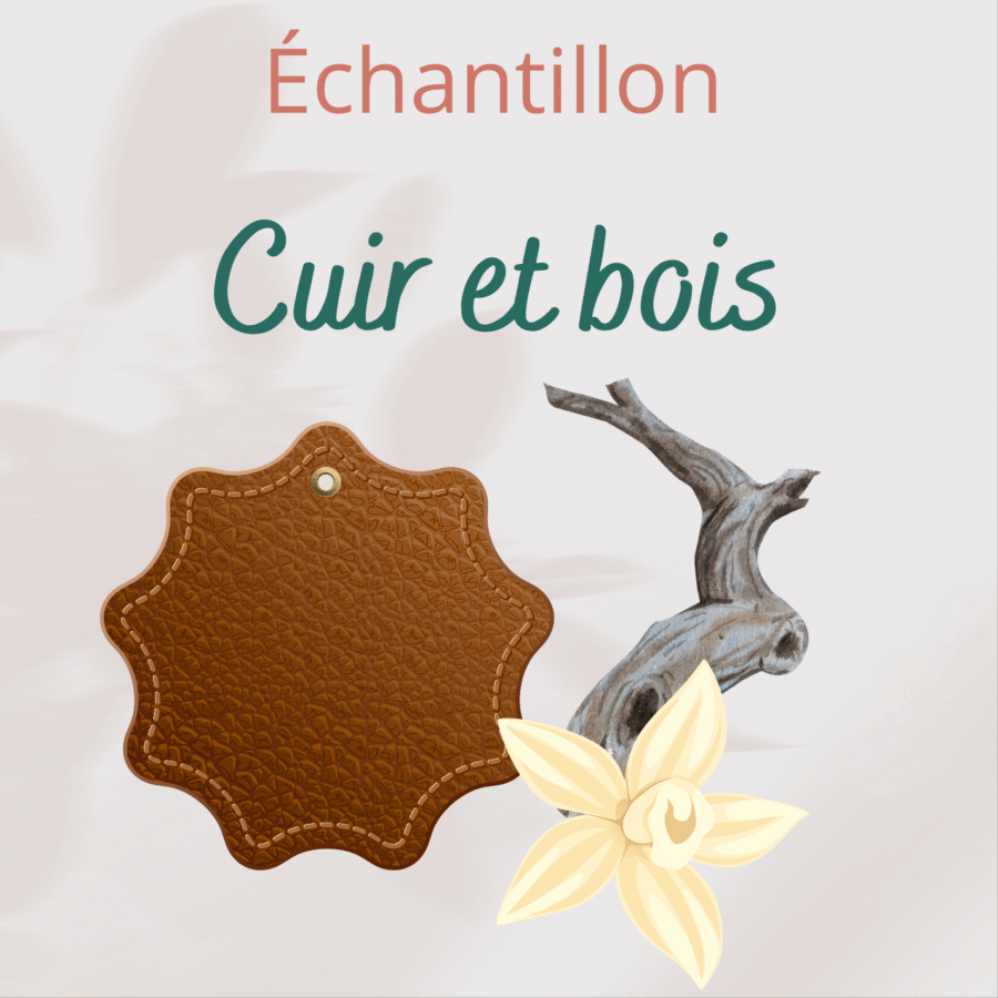 Échantillon Cuir et bois