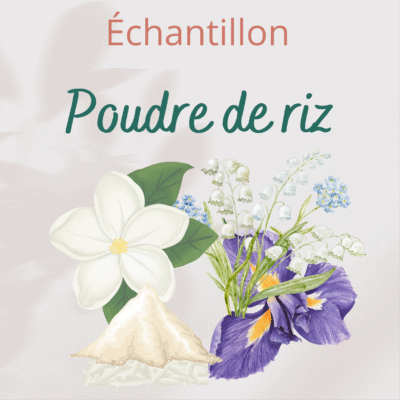 Échantillon Poudre de riz