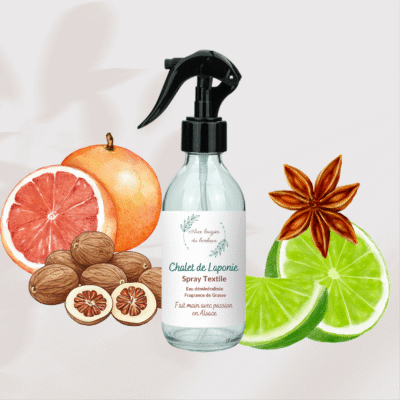 Spray textile Chalet en Laponie