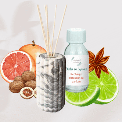 Diffuseur de parfum Chalet en Laponie