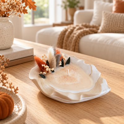 Bougie Feuille d'automne